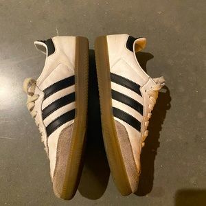 White Adidas Samba Sneakers